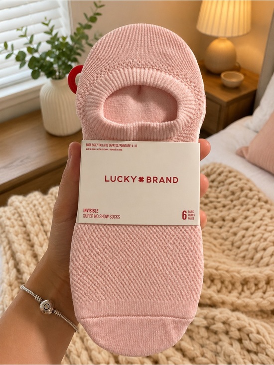 Lucky Brand Other - Lucky Brand Womans Invisible No-Show Socks